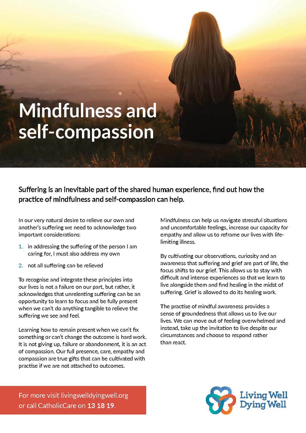 Mindfulness fact sheet
