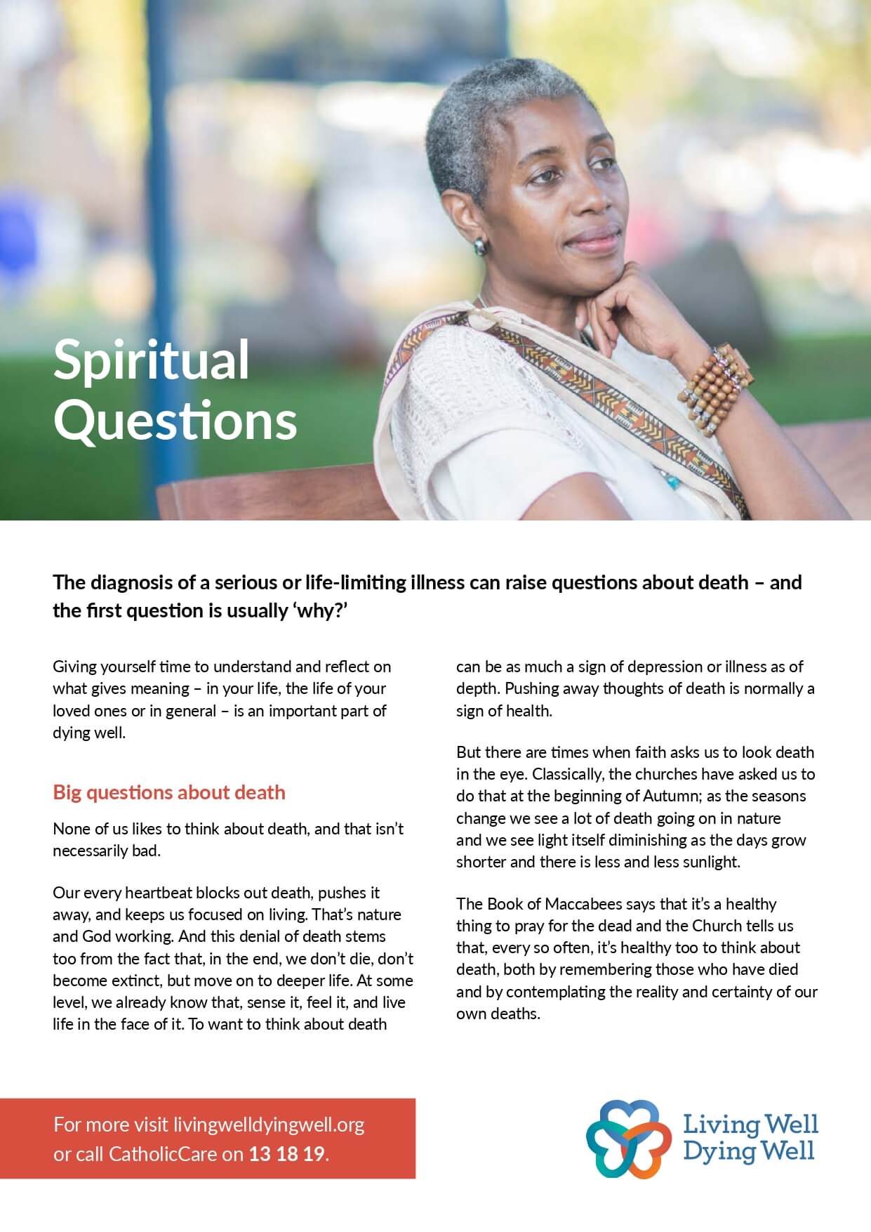Spiritual questions fact sheet